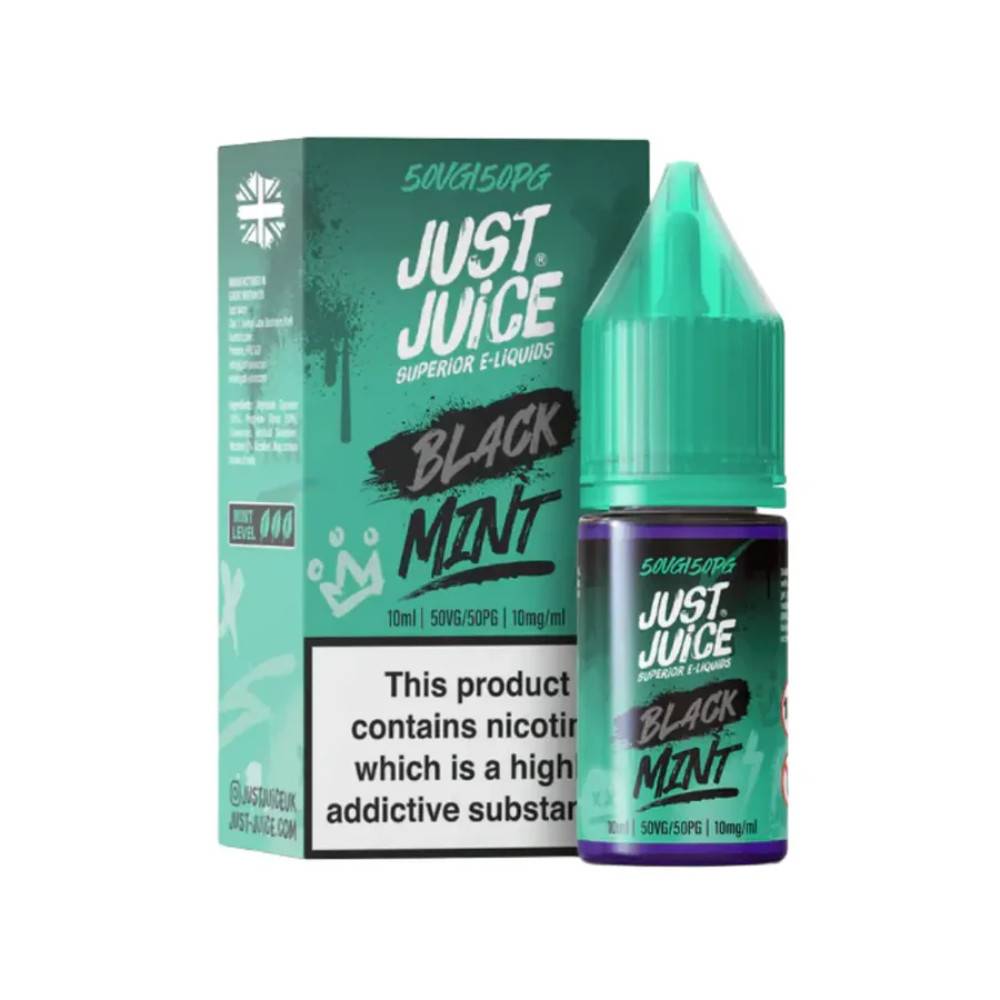 Just Juice Mint Nic Salts e liquids 10ml Black Mint 10mg