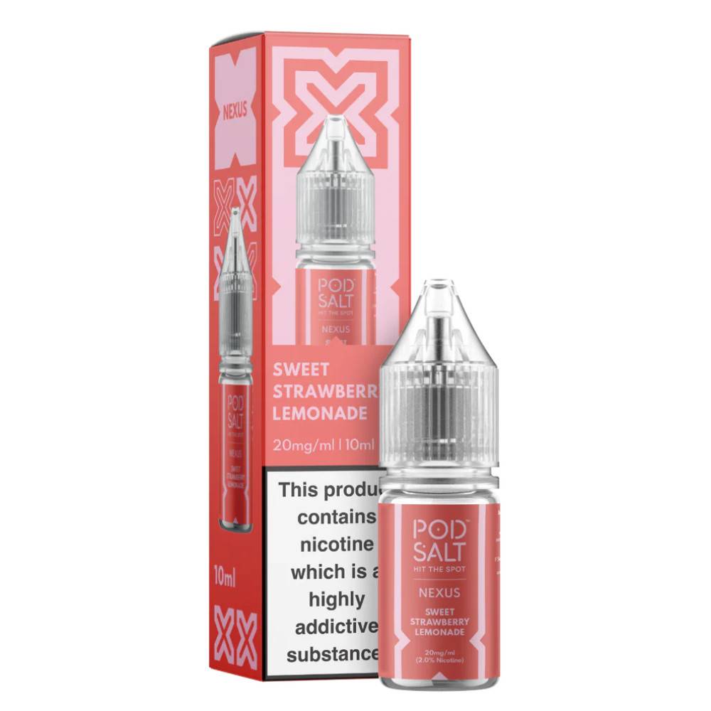 Pod Salt Nexus e liquids 10ml Sweet Strawberry Lemonade 20mg