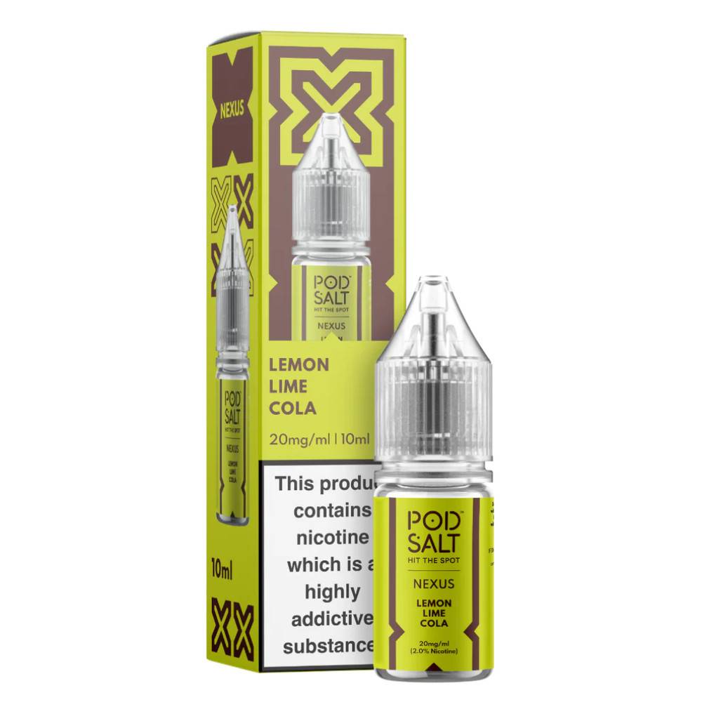 Pod Salt Nexus e liquids 10ml Lemon Lime Cola Ice 20mg