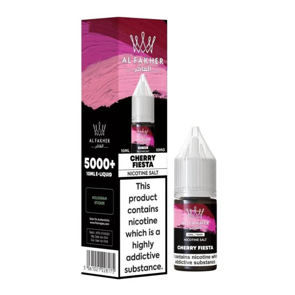 Al Fakher Nic Salts e liquids 10ml Cherry Fiesta 20mg