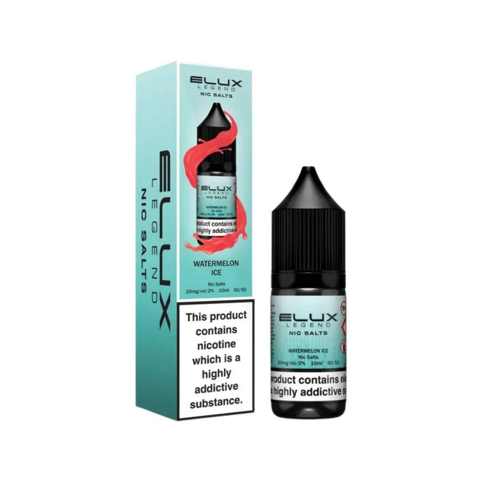 Elux Legend Nic Salts E-Liquids 10ml Watermelon Ice 20mg