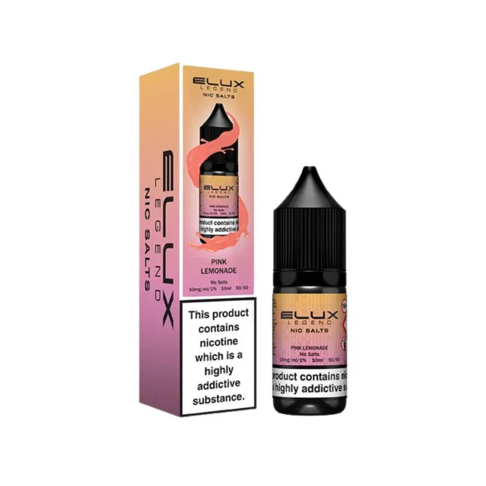Elux Legend Nic Salts E-Liquids 10ml Pink Lemonade 20mg