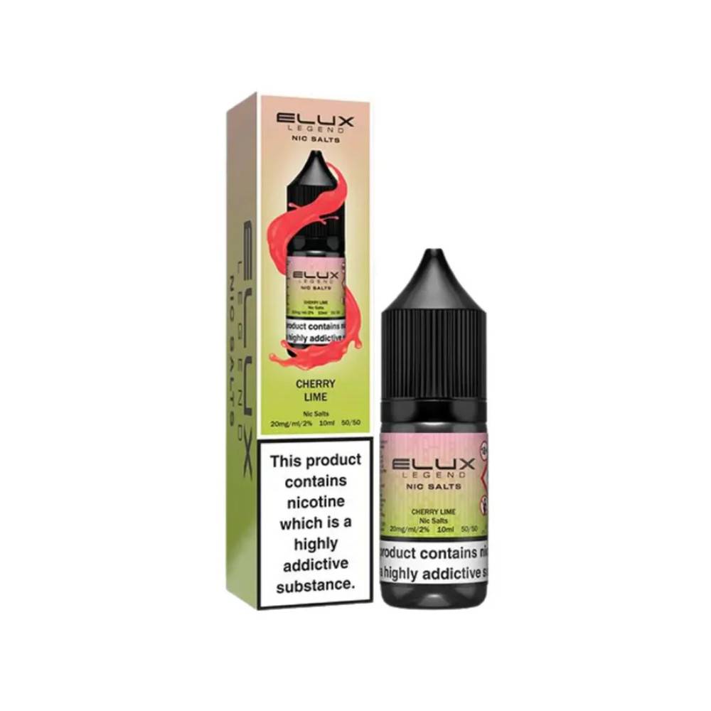 Elux Legend Nic Salts E-Liquids 10ml Cherry Lime 20mg