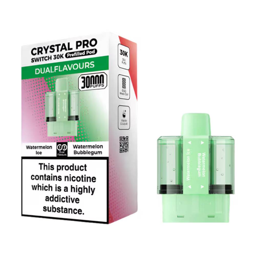 Crystal Pro Switch 30k Pods Watermelon Ice / Watermelon Bubble Gum