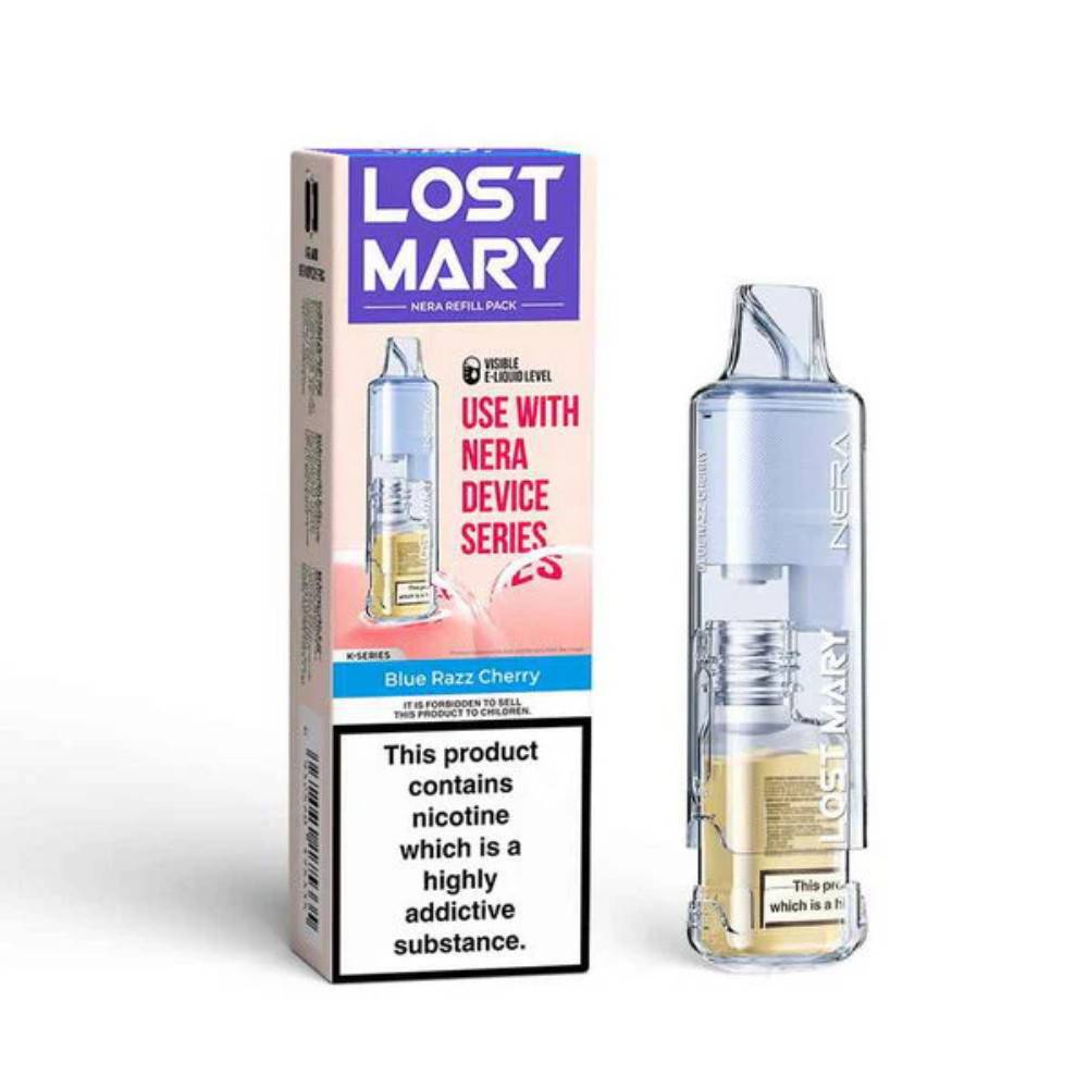 Lost Mary NERA 30k Pureview Refill Pod Packs Blue Razz Cherry